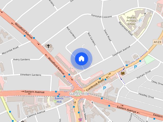 House for rent in Gants Hill, Greater London