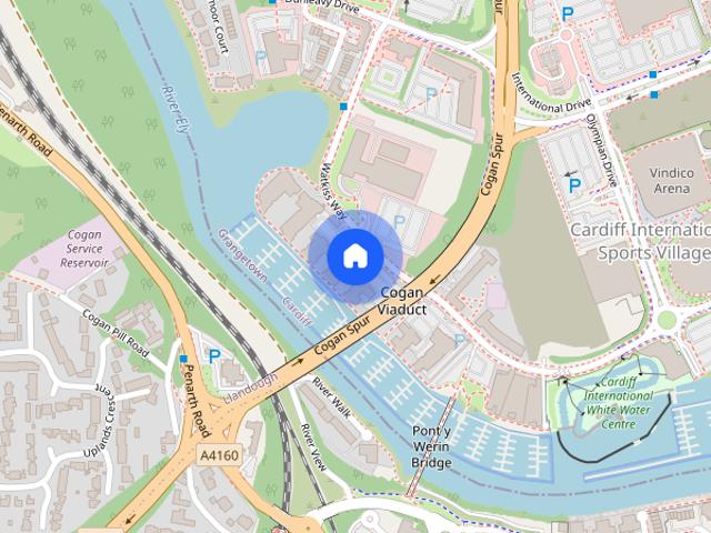 Apartment for rent in Cardiff International Sports Village, Falcon Lodge