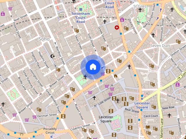 Apartment for rent in Soho, Greater London