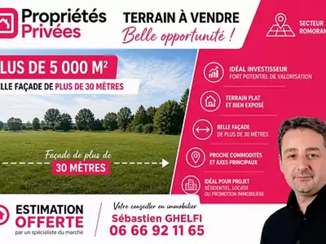 Terrain vente à Romorantin-Lanthenay, Romorantin-lanthenay