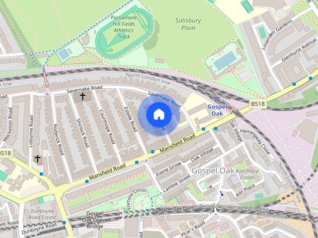 Apartment for rent in Gospel Oak, Greater London