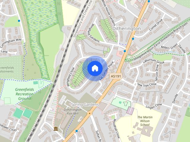 House for rent in Spring Gardens, Frankwell