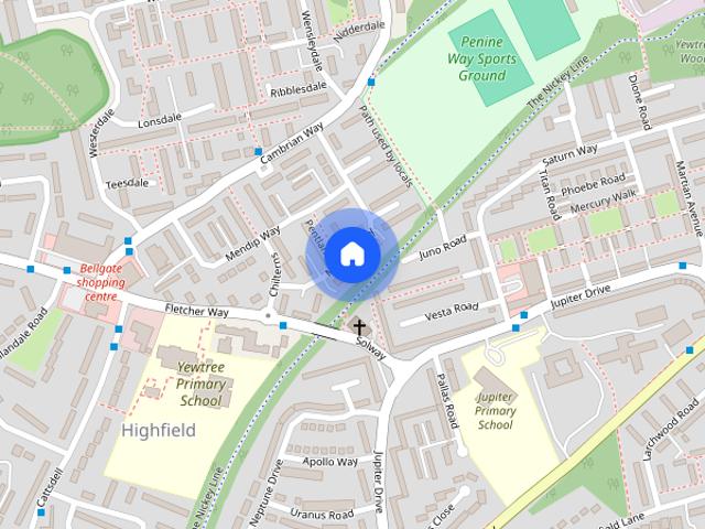 Room for rent in Highfield, Pouchen End