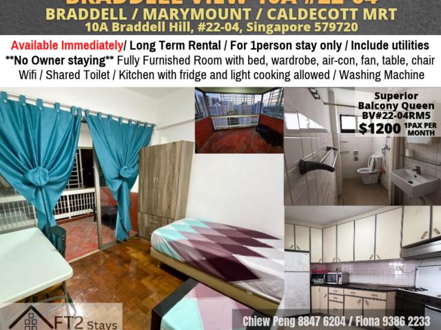 Room for rent in Braddell, Singapore