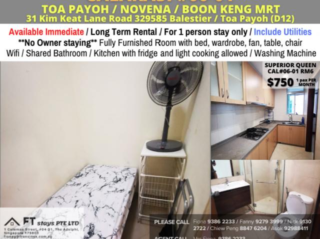 Room for rent in Novena
