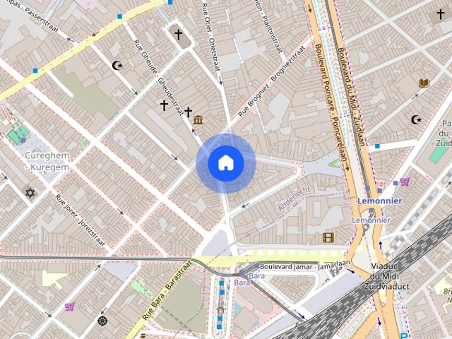 Kamer location à Anderlecht, Bruxelles
