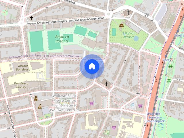 Kamer location à Woluwe-Saint-Pierre Centre - Sint-Pieters-Woluwe Centrum, Woluwe-Saint-Pierre - Sint-Pieters-Woluwe