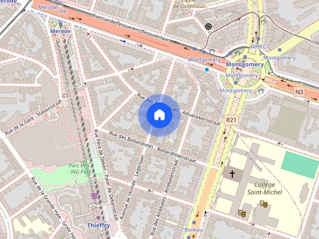 Kamer location à Etterbeek, Bruxelles