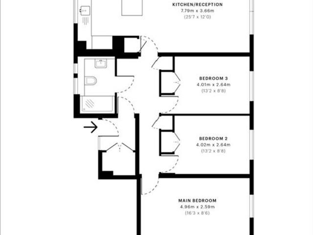 Apartment for rent in Poplar Grove, Greater London