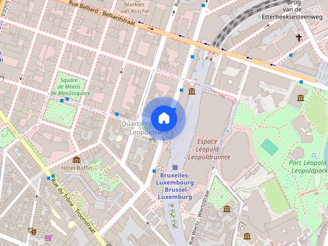 Kamer location à Quartier Léopold - Leopoldswijk, Ixelles - Elsene