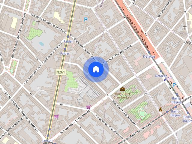 Kamer location à Bruxelles - Brussel, Ixelles - Elsene