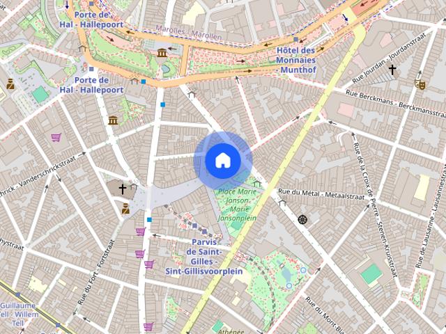 Kamer location à Saint-gilles, Bruxelles