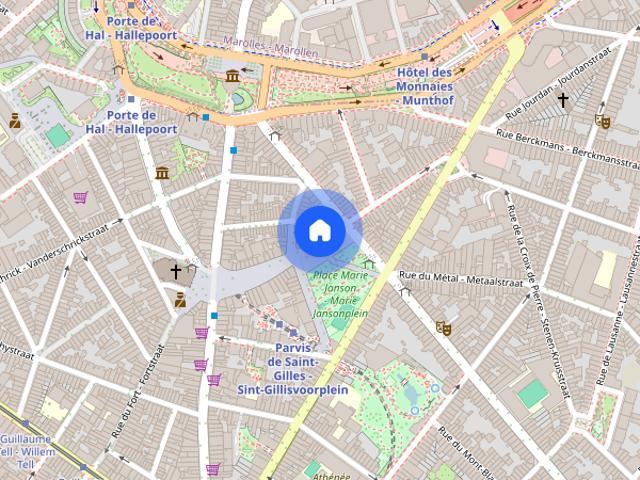 Kamer location à Saint-gilles, Bruxelles
