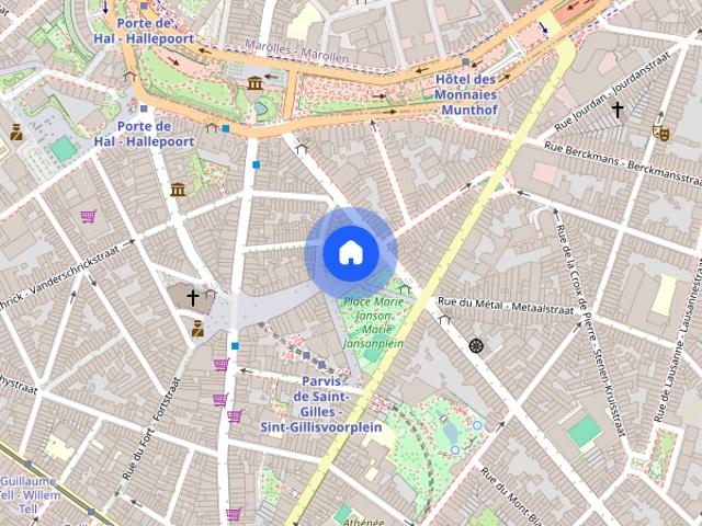 Kamer location à Saint-gilles, Bruxelles
