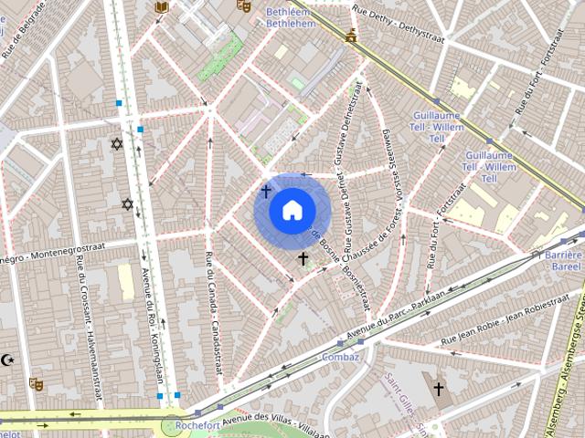 Kamer location à Saint-gilles, Bruxelles