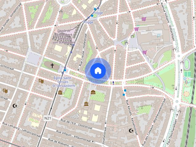 Kamer location à Schaerbeek - Schaarbeek, Brussel-Hoofdstad - Bruxelles-Capitale