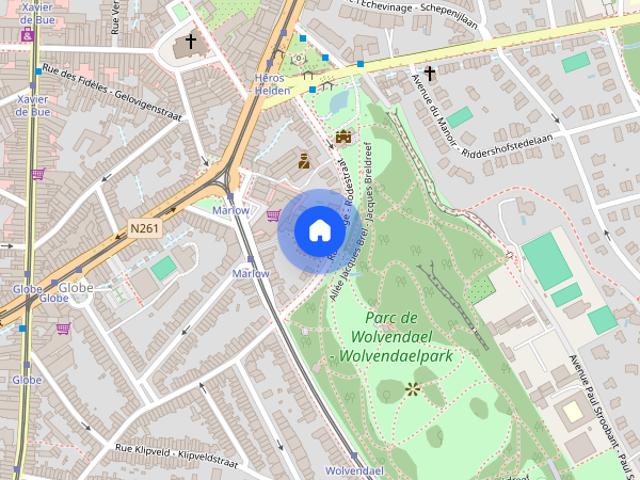 Kamer location à Uccle, Bruxelles