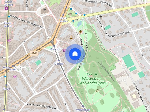 Kamer location à Uccle, Bruxelles