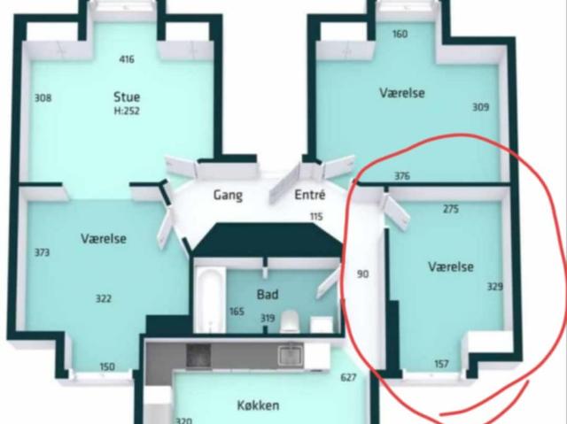 Lejlighed til leje i Frederiksberg C, Brøndby