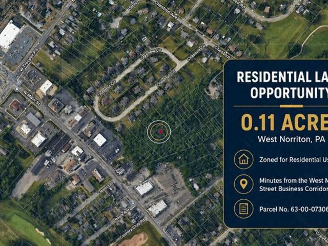 Land for sale in Audubon, Pennsylvania