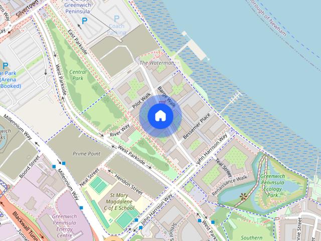 Apartment for rent in Greenwich Peninsula, Isle Of Man