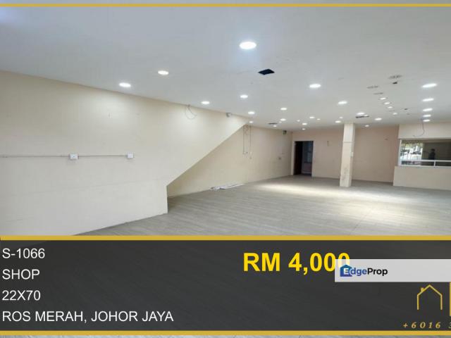 Shop for rent in Johore Bahru, Johor
