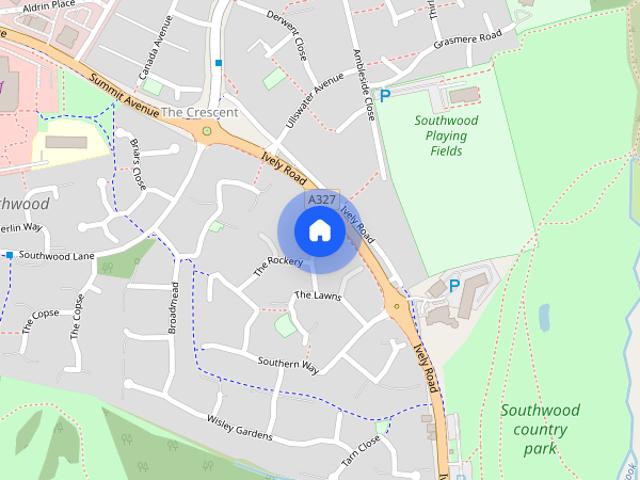 House for rent in The Crescent, Farnborough