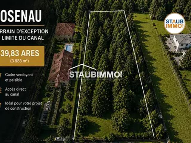 Terrain vente à Rosenau, Collectivité européenne d'Alsace