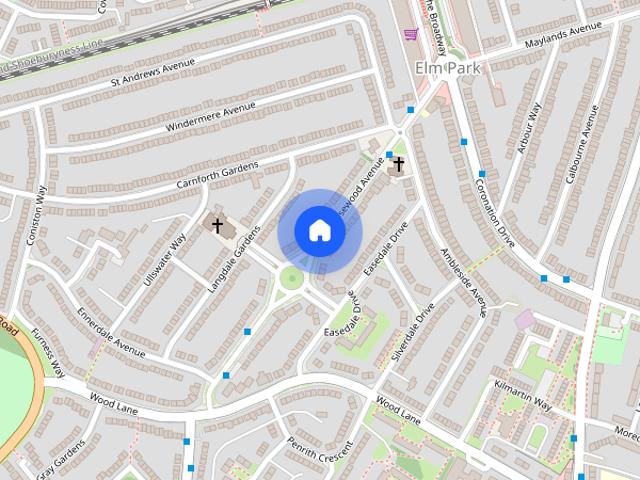 House for rent in Elm Park, Greater London
