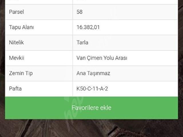 Van Merkez, Van içerisinde satılık Arsa