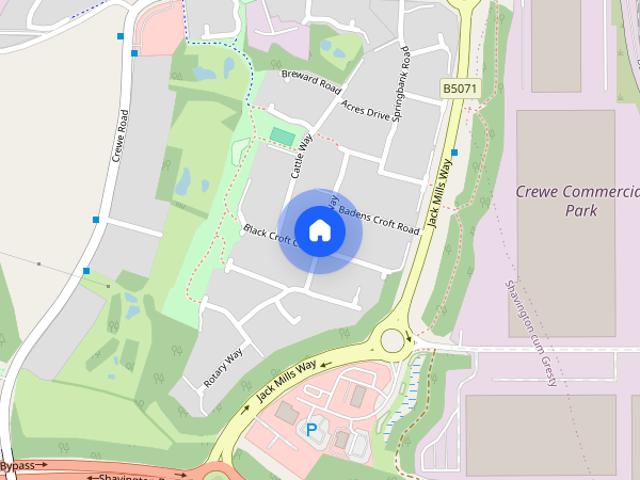 Apartment for rent in Shavington cum Gresty, New Basford