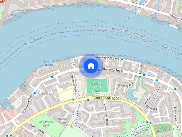 Apartment for rent in Rotherhithe, Greater London