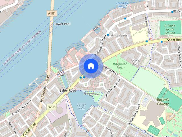 Apartment for rent in Rotherhithe, Greater London