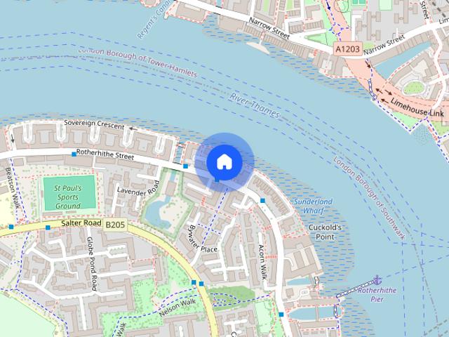 Apartment for rent in Rotherhithe, Greater London