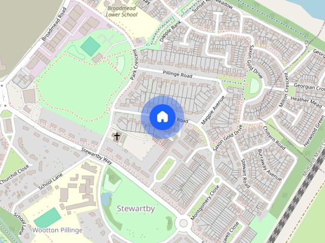 House for rent in Wootton Pillinge, Stewartby