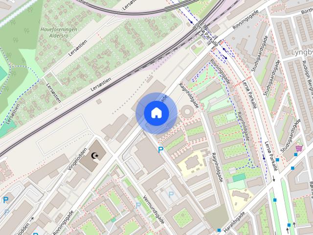 Hus til leje i Lyngbyvejskvarteret, København