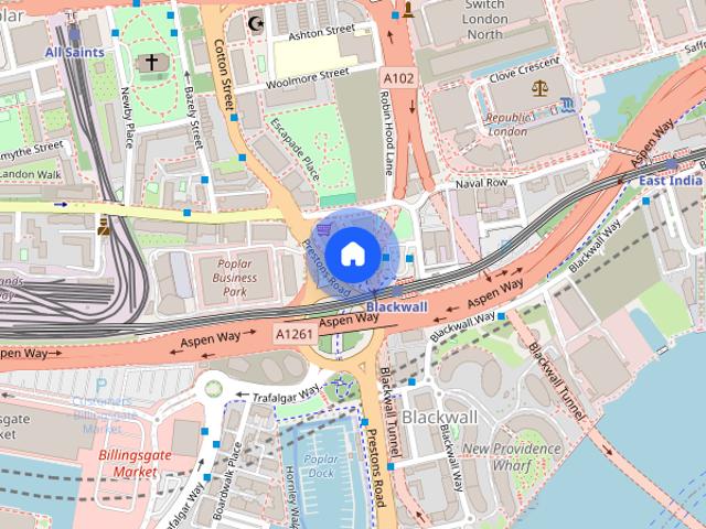 Apartment for rent in Blackwall, Greater London