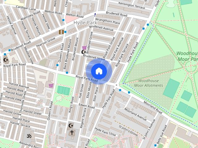House for rent in Hyde Park, Leeds