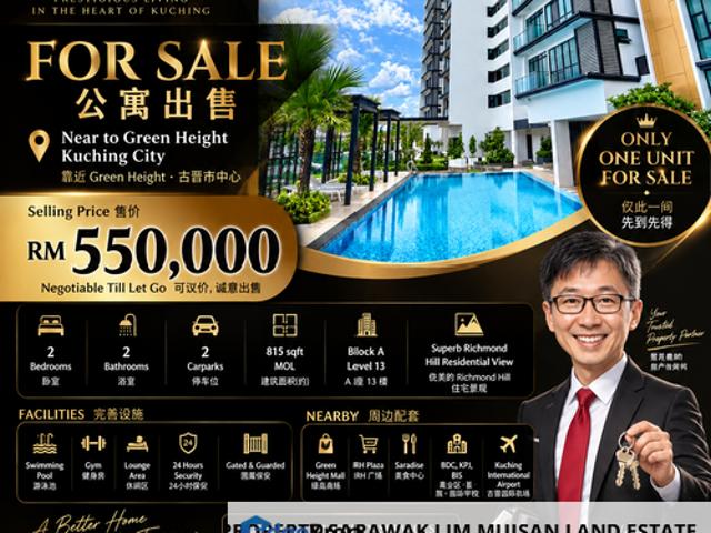 Condominium for sale in Stampin Tengah, Kuching