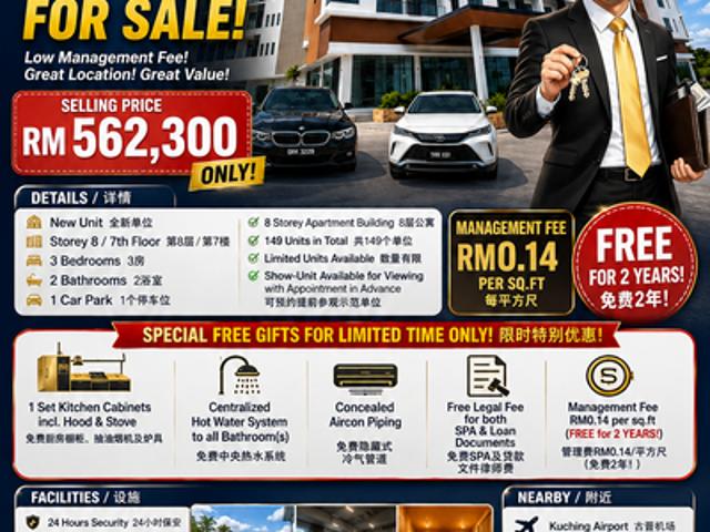 Condominium for sale in Kuching, Sarawak