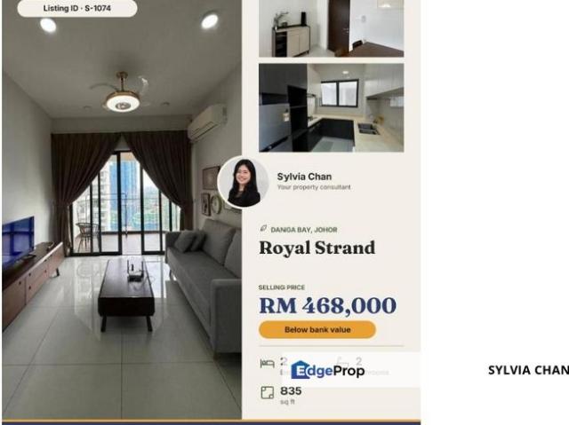 Condominium for sale in Country Garden Danga Bay, Johor Bahru