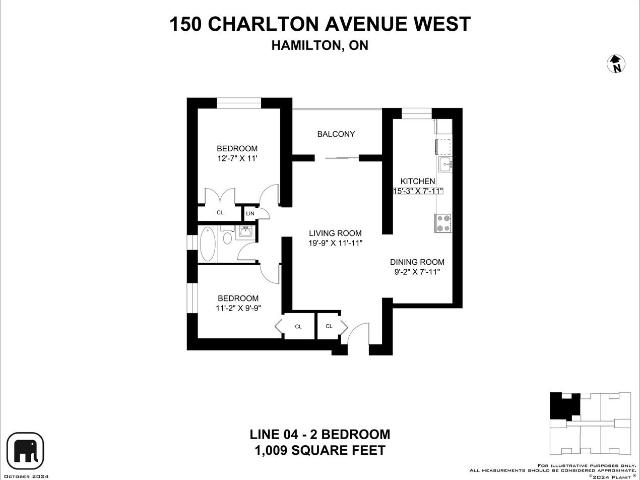 Apartment for rent in Durand, Hamilton