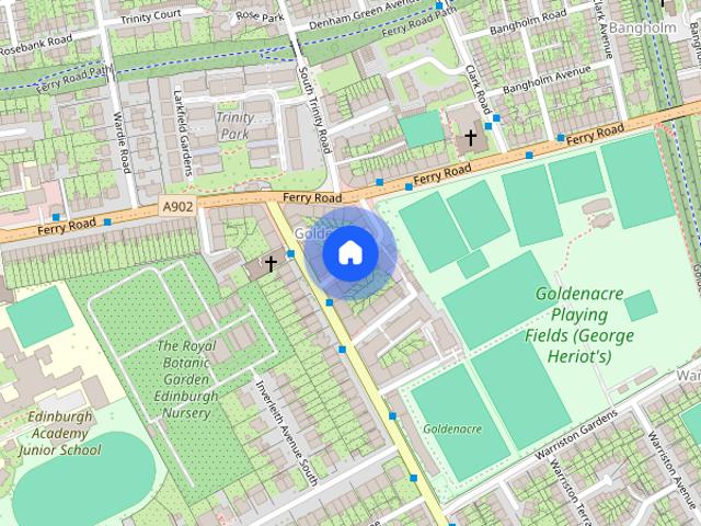 Apartment for rent in Goldenacre, Scotland