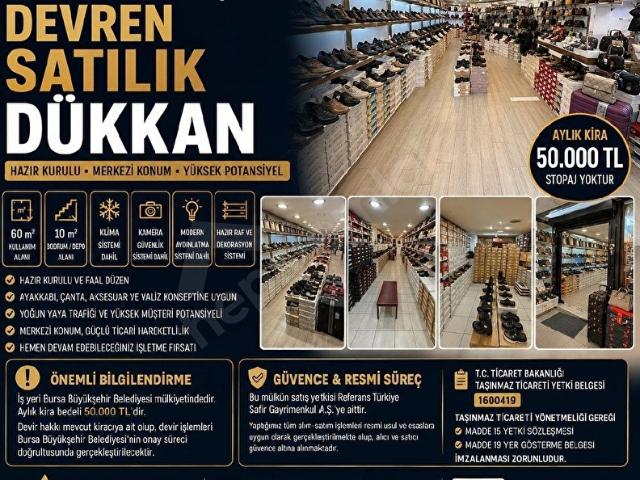 Osmangazi, Bursa içerisinde satılık Dükkan
