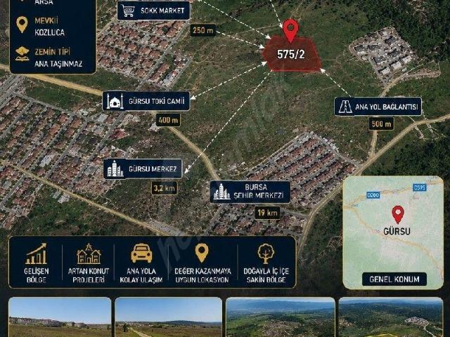 Gürsu, Bursa içerisinde satılık Arsa