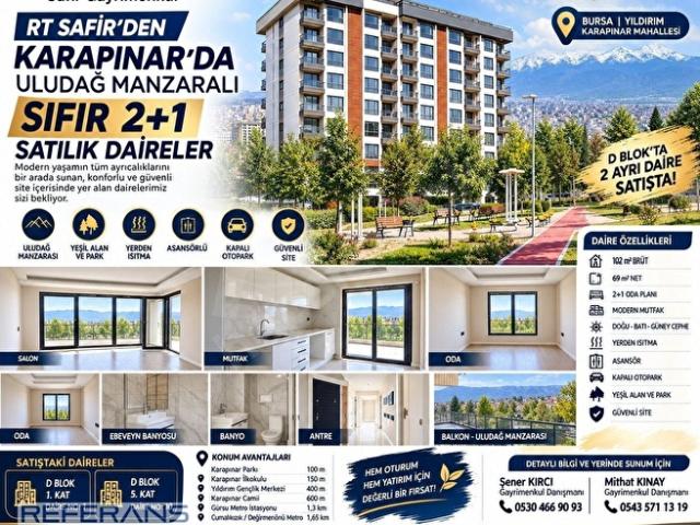 Karapınar Mahallesi, Yıldırım içerisinde satılık mülk