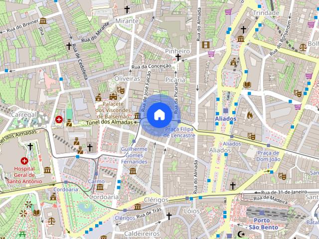 Apartamento alugar em Porto, Cedofeita