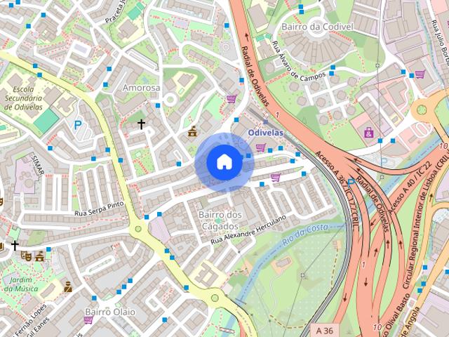 Apartamento alugar em Bairro dos Cágados, Odivelas