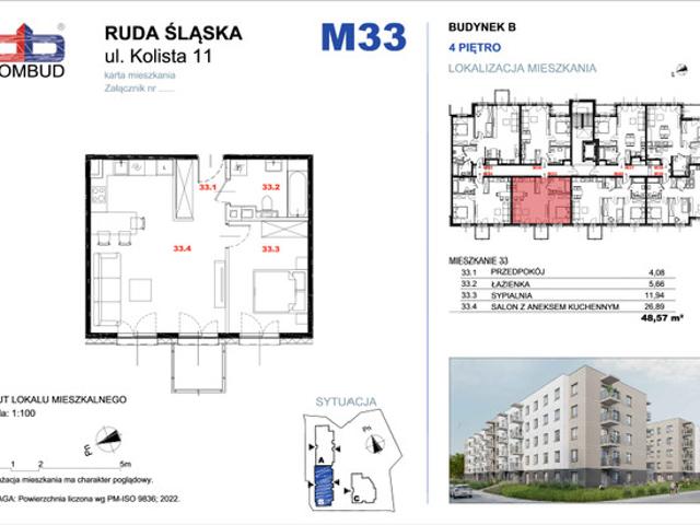 Mieszkanie na sprzedaż w Ruda Śląska, Śląskie