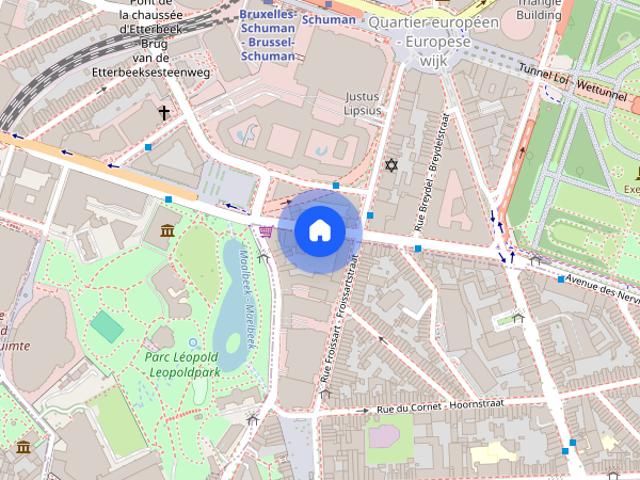 Maison location à Quartier européen - Europese Wijk, Bruxelles - Brussel